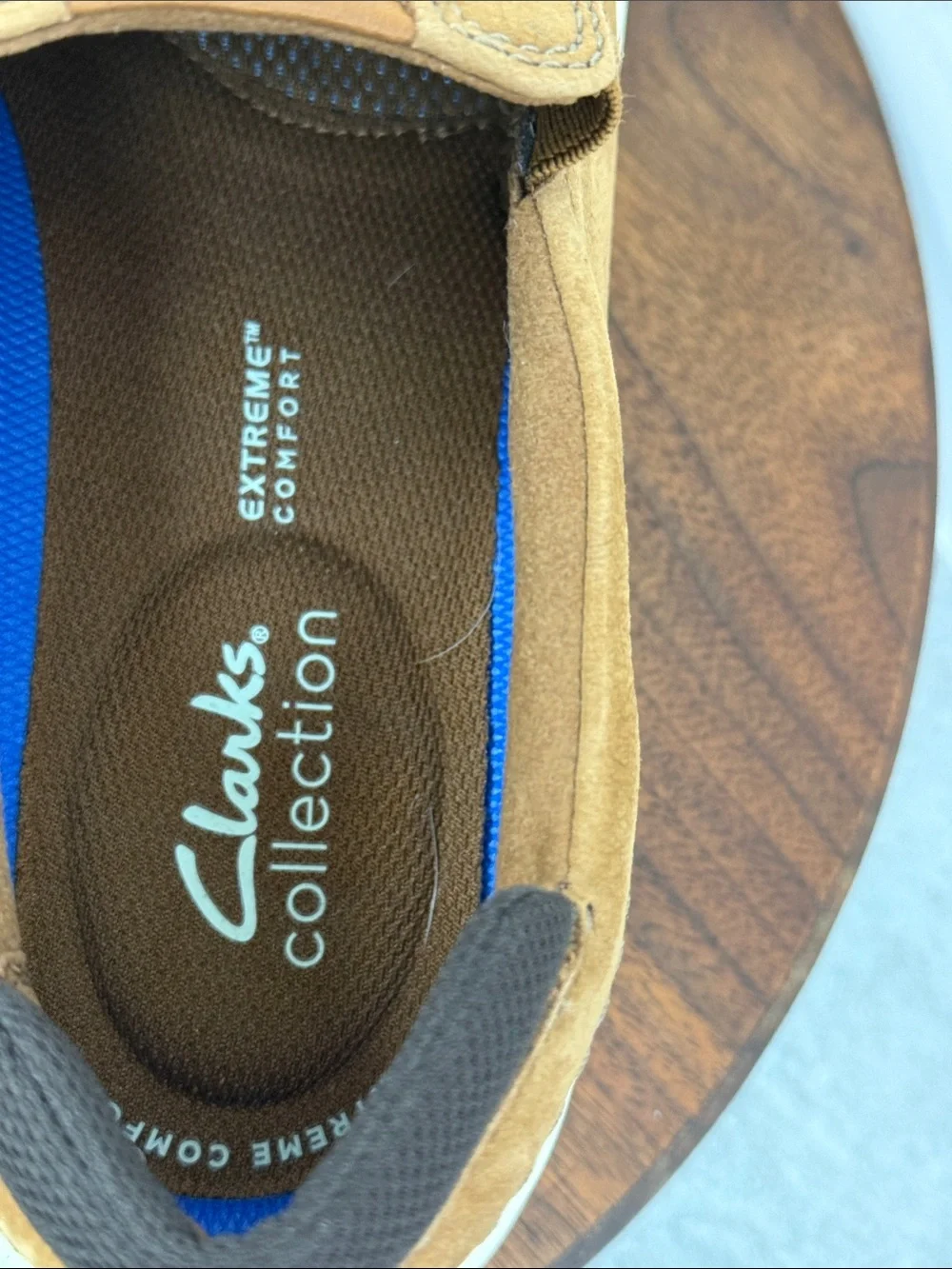 Clarks‎ Collection Bradley Ease Slip On Shoes Men’s 11M Nubuck Leather